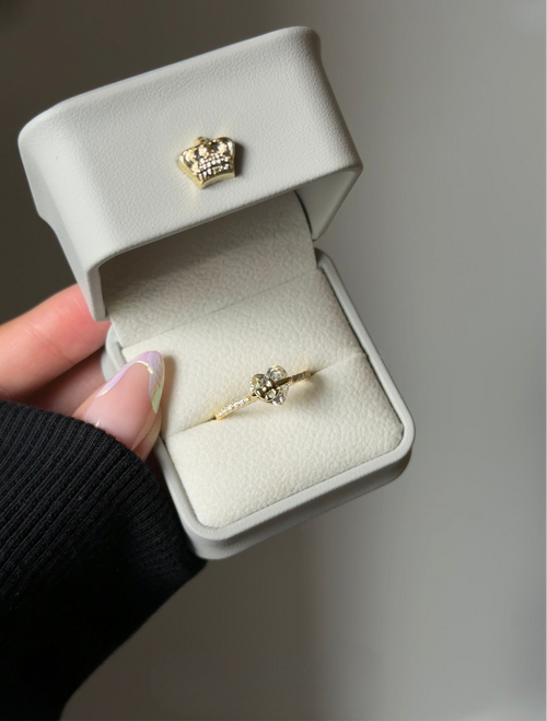 "Eternal Love" Sterling Silver Ring Gold